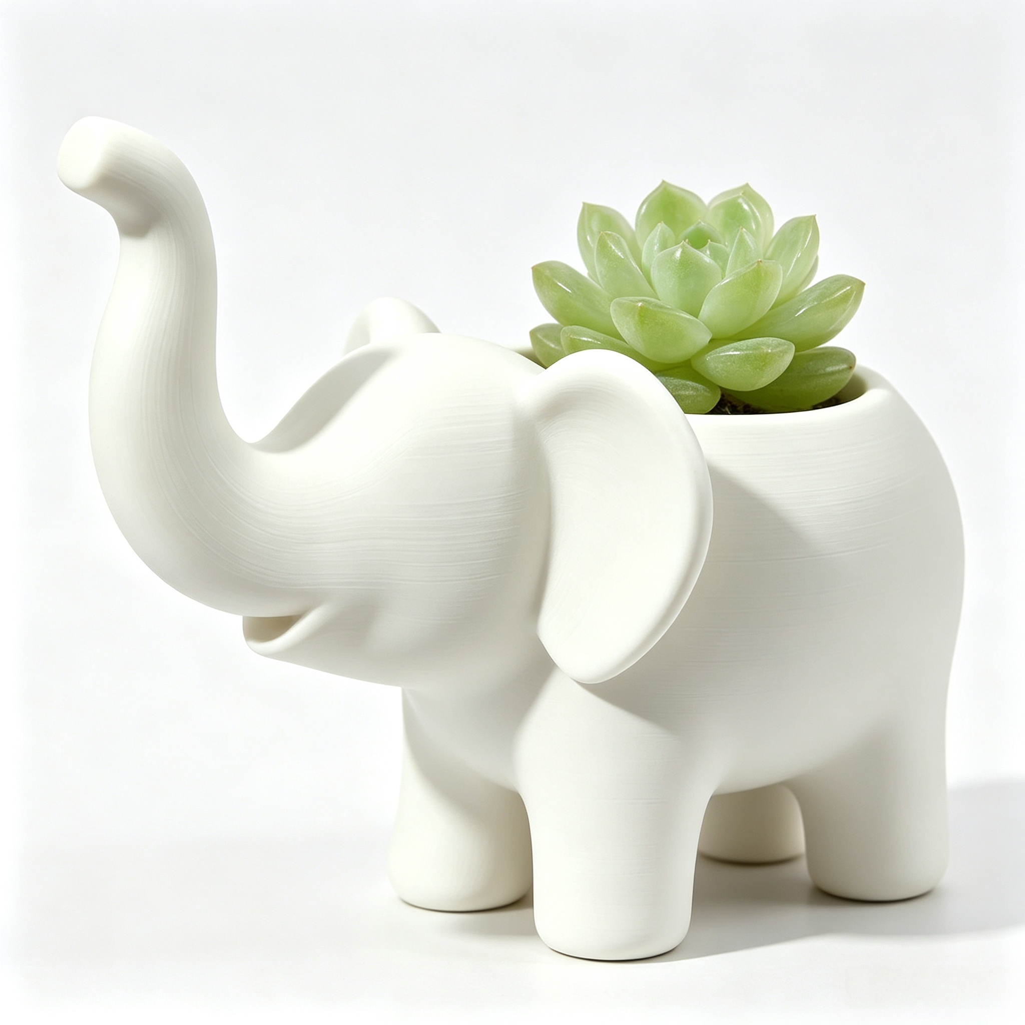 Painting Polishing 3d Printed Holiday Decorations Elephant Minimalist Animal Figurine