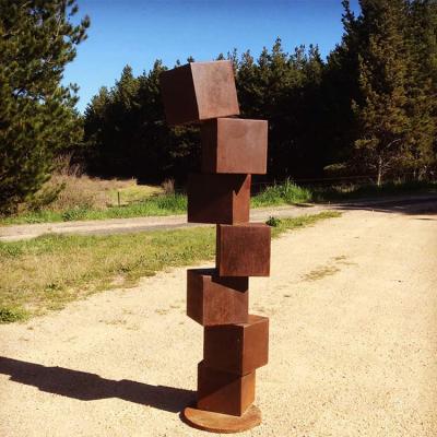 aço rústico abstrato de Corten das esculturas do jardim do metal da espessura de 3mm grande