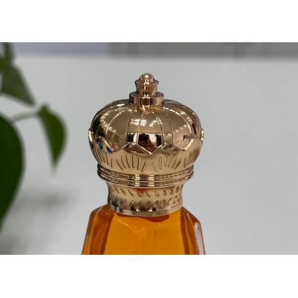 Customzied Elegant Gold Zamak Metal Perfume Cap Zinc Alloy Perfume Bottle Tops