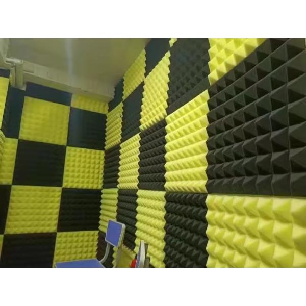 White and Black Soundproof Polyester Fiber Acoustic Panel for Office Sound Absorption