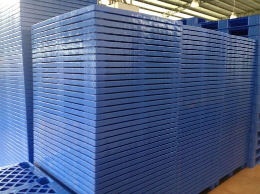 Packing Transport Lightweight Heavy Duty Plastic Pallets for Fruits / Vegetables Storage HDPE Pallet