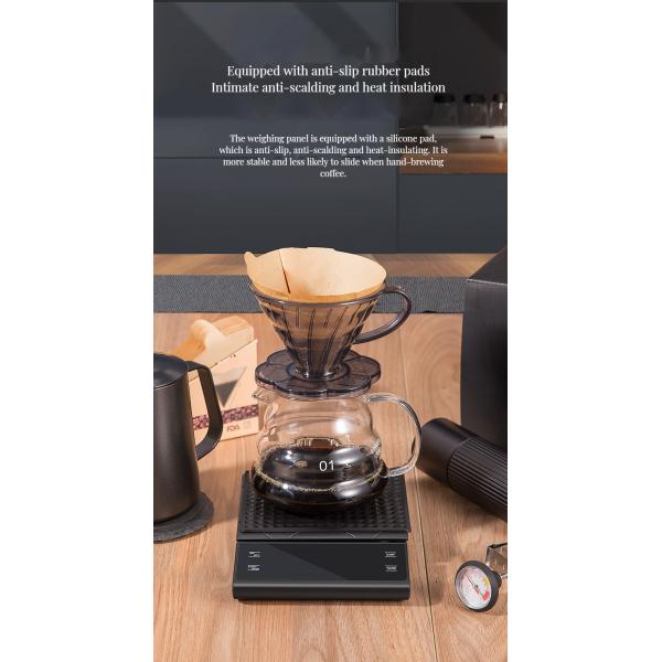 High Precision 3kg/0.1g Battery Operated Electronic Weight Scale for Espresso Kitchen
