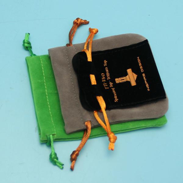 Colorful Drawstring Jewelry Bag For Christmas Gifts Customized Logo Printing