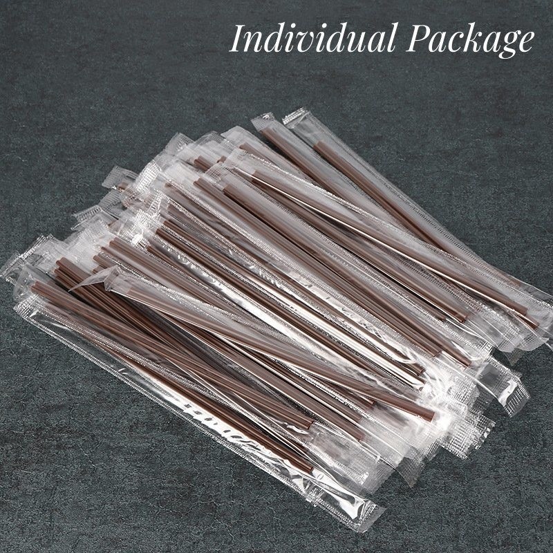 Party and Wedding Essential Coffee Straw Plastic Drinking Stirring Tea Two /Three Holes