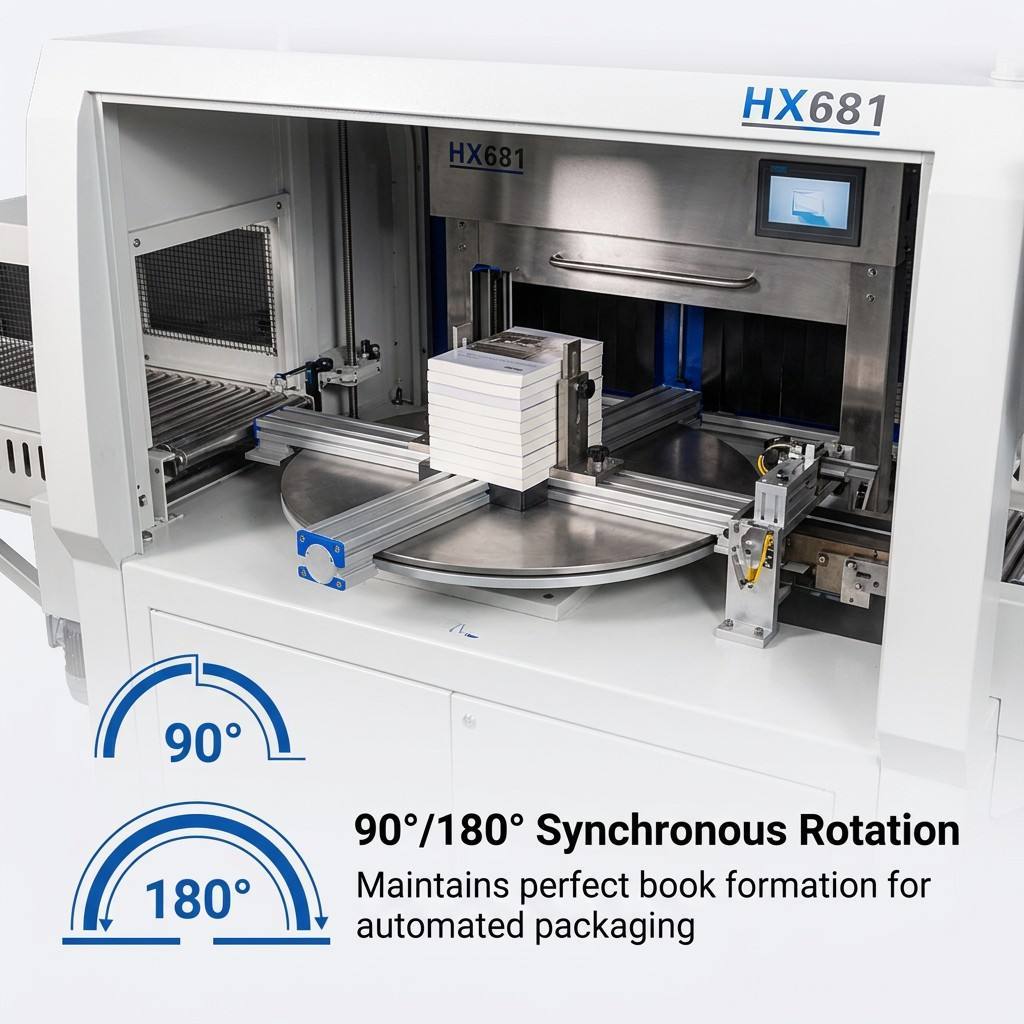 Automated Pre Packaging Equipment Running 50 Books Per Minute For Book Periodical Processing
