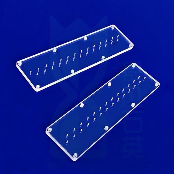 CNC Customize High Temperature Quartz Glass Plate For Curing Machine