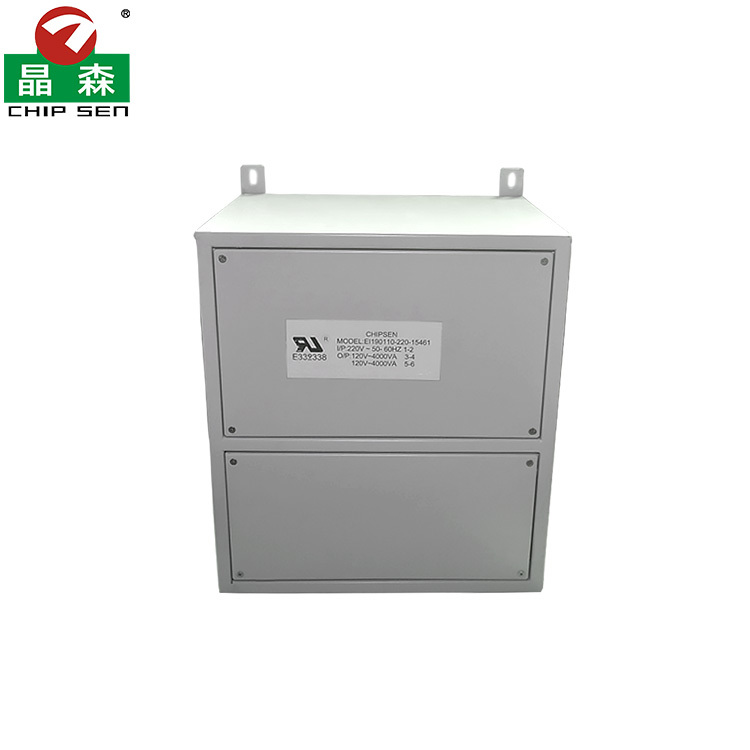 EI190 4000VA Step Down Three Phase Transformer 220V To 120V UL Copper Winding