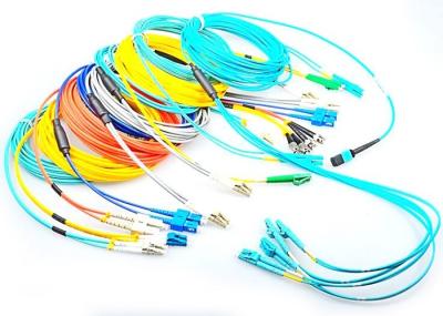 Comprimento da estabilidade do cabo de remendo da fibra ótica de OM3 OM4 personalizado com conector do LC