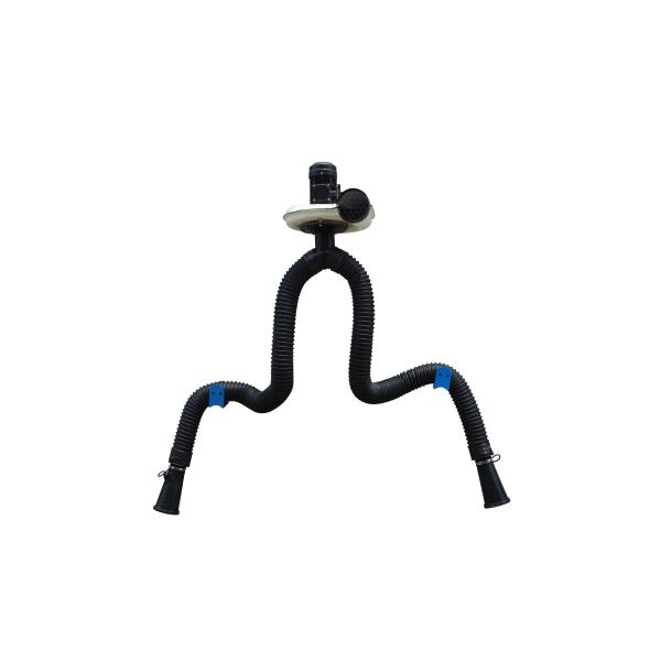 Стена системы извлечения вытыхания корабля ремонта автомобилей оборудований гаража AA4C установленная с двойной вагонеткой труб