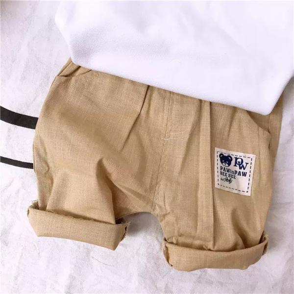 1.2M Polyester Holiday Children'S Outfit Sets Wear Lapel Collar