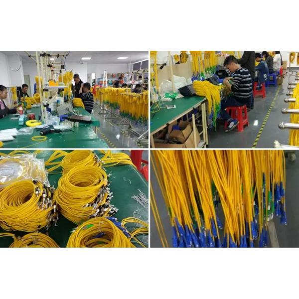 Режим кабеля FTTH LSZH 2.0MM заплаты стекловолокна SC APC G657A1 3M симплексный одиночный