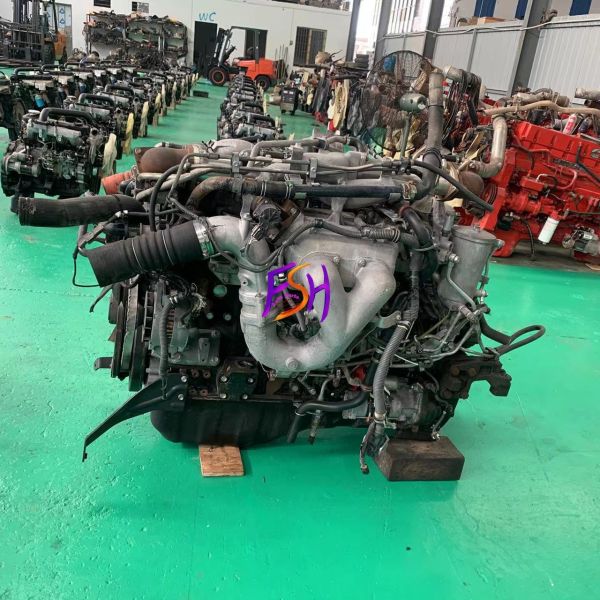 Isuzu 6UZ1T 6-cylinder Turbocharged Diesel Engine Assembly with 7.8 liters Displacement for Trucks and Buses