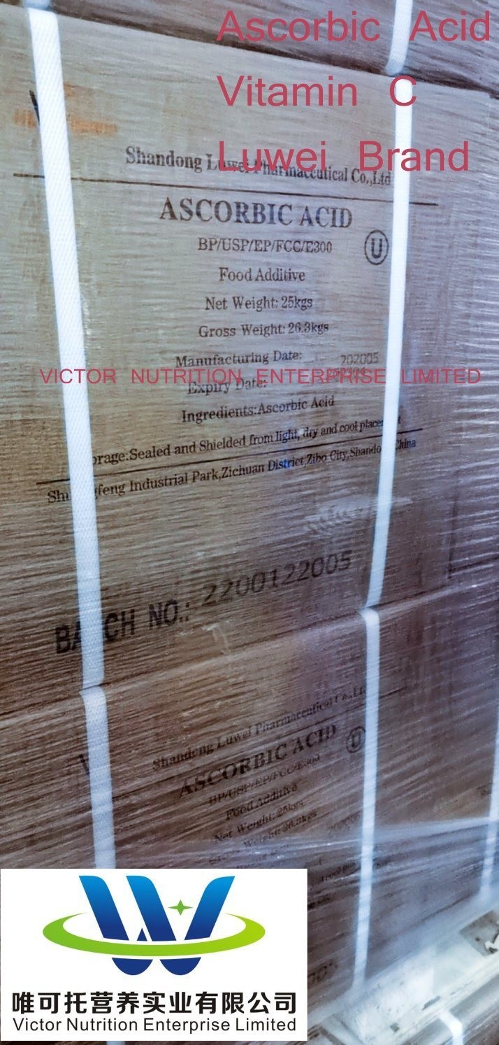 Prompt Shipment Nhu Ascorbic Acid Vitamin C Powder CAS 50-81-7 with Customization