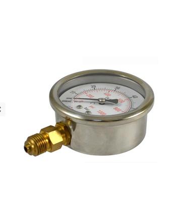 2.48 63mm Glycerin Filled Pressure Gauge 1/4 Npt 200 Psi Liquid