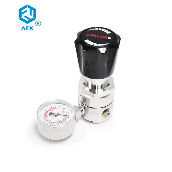 Adjustable Gas Stainless Steel Pressure Regulator Low Pressure 1.6MPa For Helium Nitrogen