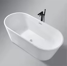 Customizable Acrylic Free Standing Bathtubs with Multi Layer Composite Structure