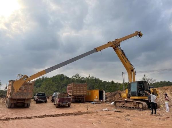 Excavadora de alta resistência com braço telescópico de duas seções para CAT311 SH200 DH300 Etc.