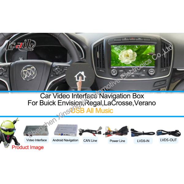 Система навигации мультимедиа интерфейса автомобиля андроида WIFI/TMC на Buick 800 * 480