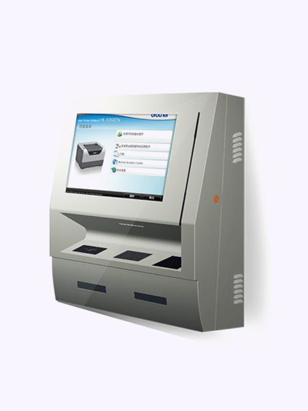 Self Service Wall Mounted Kiosk Anti Vandalism Durable Rugged Steel Frame