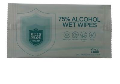 Sterilization Cleaning Disinfection Wet Wipes 75% Alcohol Wipes 1 Peice Packing