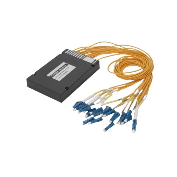 Module Mux Demux CWDM 16 canaux extensible avec port de contrôle, IL 4.5dB, LC UPC, fibre unique