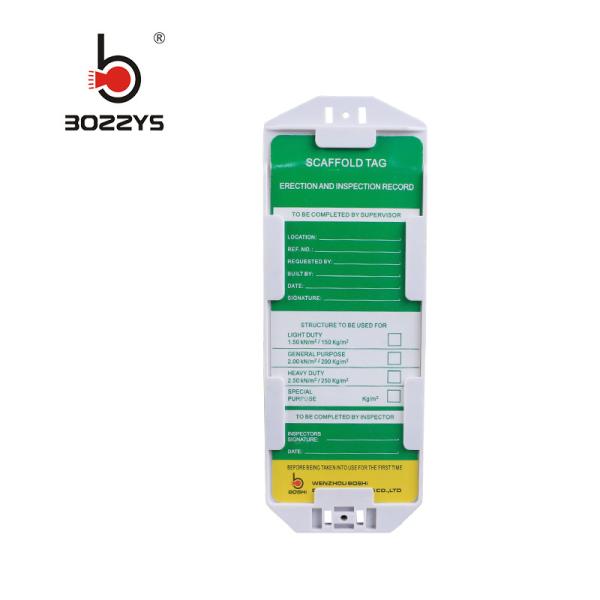 BOSHI High Quality ABS Engineering Plastic Safety Scaffolding Tags