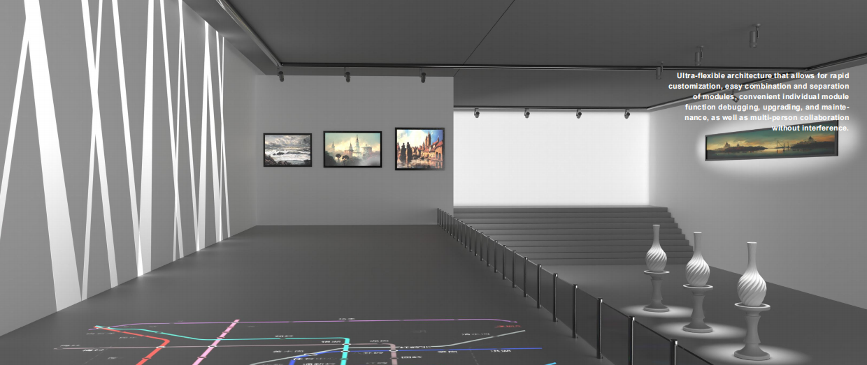 LED Shapeable Track Logo Gobo Projector Light White Zoomable Dali Dim IP65 Ra97+ Gallery Art Exhibition Museum