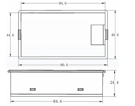 DC Current 0-100A Cheap Digital Energy Meters Price