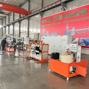 Plastic PE PP PVC Single Wall Corrugated Pipe Manufacturing Machine Extruder Production Line