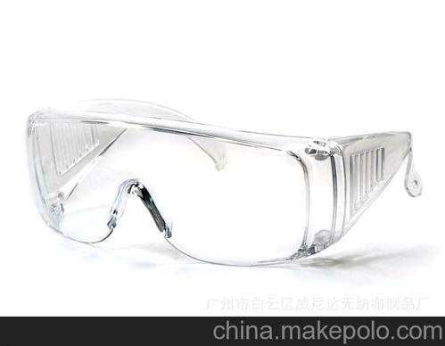 Anti Virus Medical Protective Goggles , Impact Resistant Transparent Lab Safety Goggles