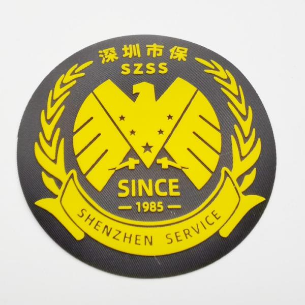 Labels brillants et étiquettes d'habillement de l'impression 3d de transfert de chaleur de silicone faits sur commande