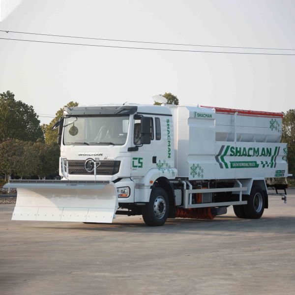 Multi Function Snow Removal Truck With Front Plow Shacman H3000 6x4