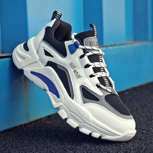 Mens Non Slip Walking Sneakers  M07 With PVC Sole  Breathable