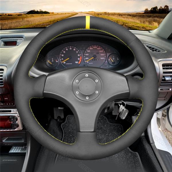 Soft and Comfortable Suede Steering Wheel Cover for Honda Integra Type R 1994-2001