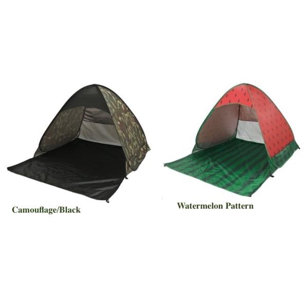 190T Festival Camping Tent Silver Coated Polyester Sunproof Pop Up Canopy 165X200X130cm