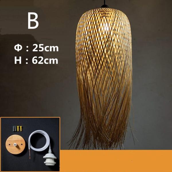 Japanese Tea Room Bamboo Pendant Lights Lighting Vintage Indoor Home Decor designer pendant light(WH-WP-28)