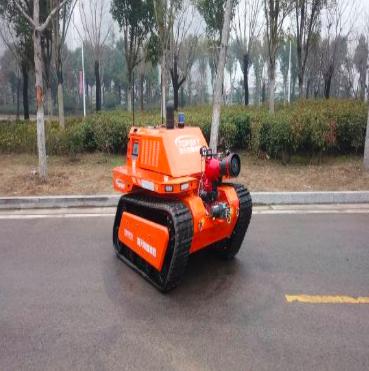 6 horas de duración de la batería Robot de extinción de incendios para supresión de incendios Peso del motor principal 28 kg
