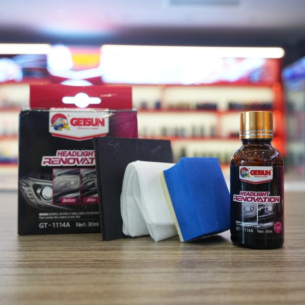 Réparation de phares de voiture Lentilles nuageuses oxydées et claires ♪