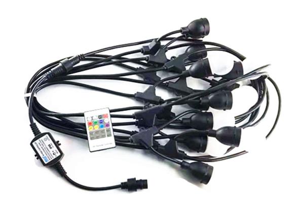 Hot sale black Small LED Light  0.5m-10m Light Chain Loft Lights cable/cord