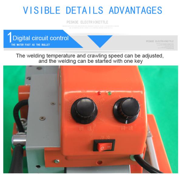 Convenient 15cm Welding Area PVC Refrigerator Door Gasket Welding Machine for Freezer