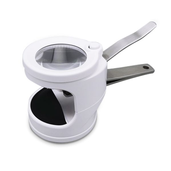 New Design Lighting Magnifying Nail Clipper with Led Light Optical Instruments Magnifying Glass