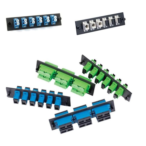 Blank Adapter Fiber Optic Cable Termination Patch Panel With No Holes Cover Plate