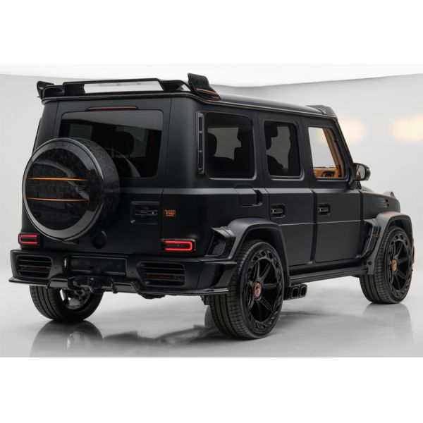 Replacement Dry Carbon Fiber Wide Body Kits for Mercedes G63 AMG W464 Engine Bonnet Hood Roof Wing Panel Spare Wheel Cover