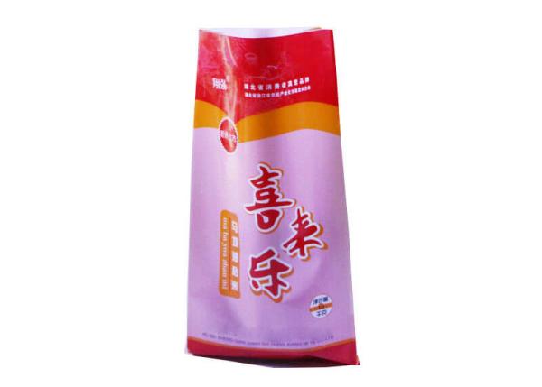 BOPP Laminated Woven Polypropylene Packaging Bags For Rice / Wheat 15kg
