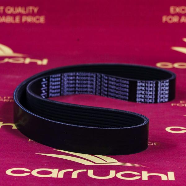 CARRUCHI KM0800022 8PK1043 WD615.47 sinotruk howo VG1038060026 FAN BELT