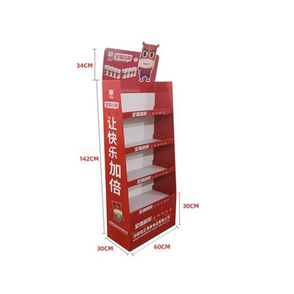 Eco-friendly Custom Logo Outdoor Advertising Rack for Toy Cardboard Standee Promotion