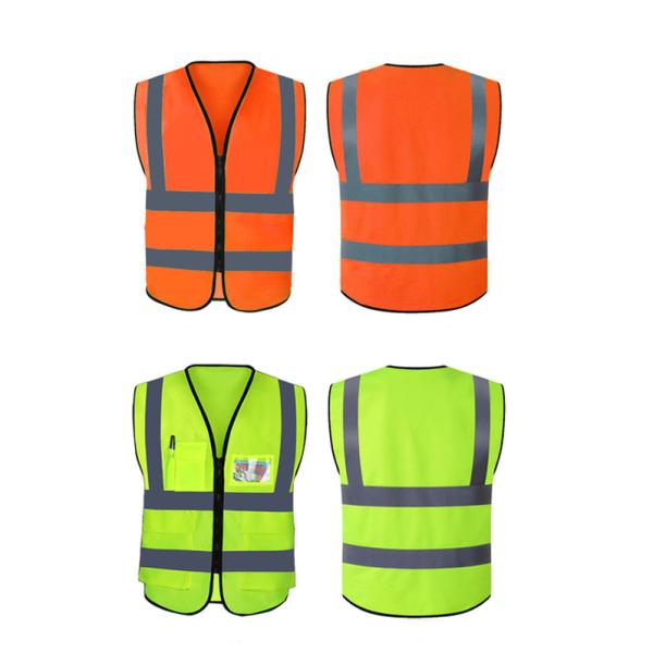 Pink Riding Motorcycle Reflective Vest Military Black Blue Mesh Heavy Duty Orange Yellow Green