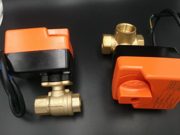 Válvula de bola motorizada válvula 220V/1P/50HZ da unidade da bobina do fã dos sistemas da ATAC