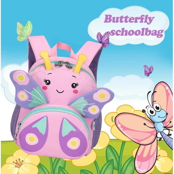 Cute Kids Backpack For Girls Small 3D Cartoon Toddler School Bookbags Age 1-3 Daycare Nursary Travel Bags Kids Backpack Toys Backpack Gift For Kid Daypack