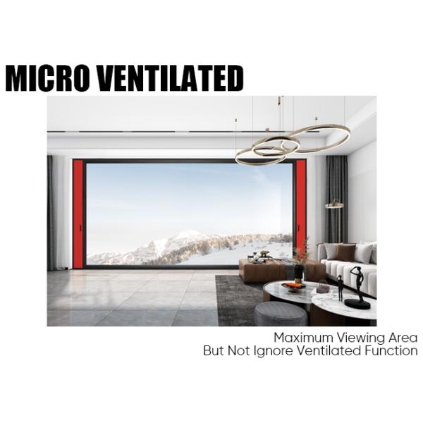 Thermal Insulated Aluminium Frame Double Glazed Windows 1.8mm Soundproof